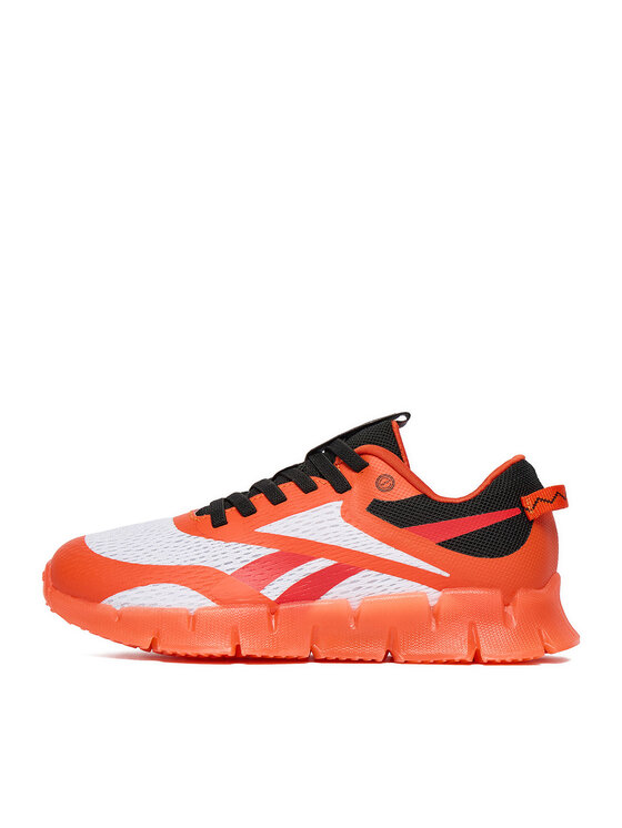 Reebok Reebok Sneakersy EO-ZIG N GLOW 3 ELASTIC LACE 100248021 Pomarańczowy
