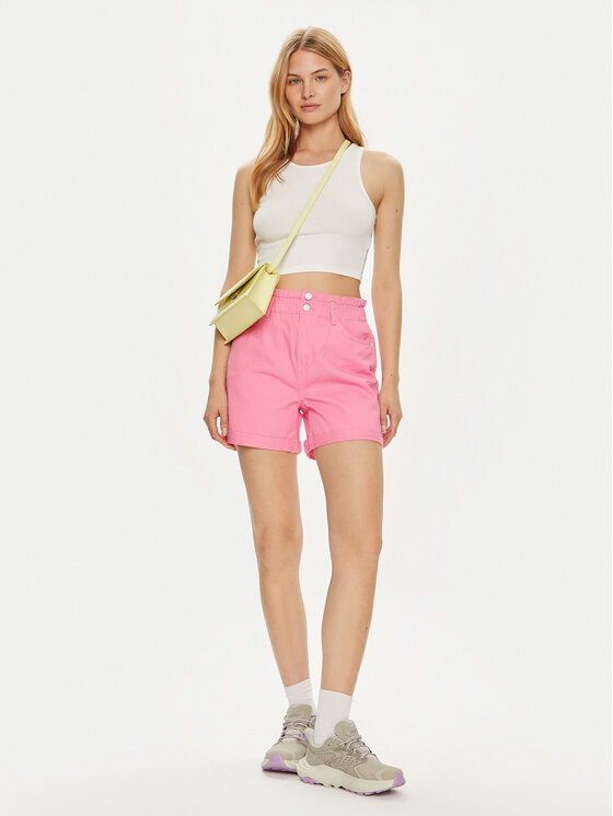 Vero Moda Vero Moda Kratke hlače iz tkanine Lyra 10307784 Roza Loose Fit