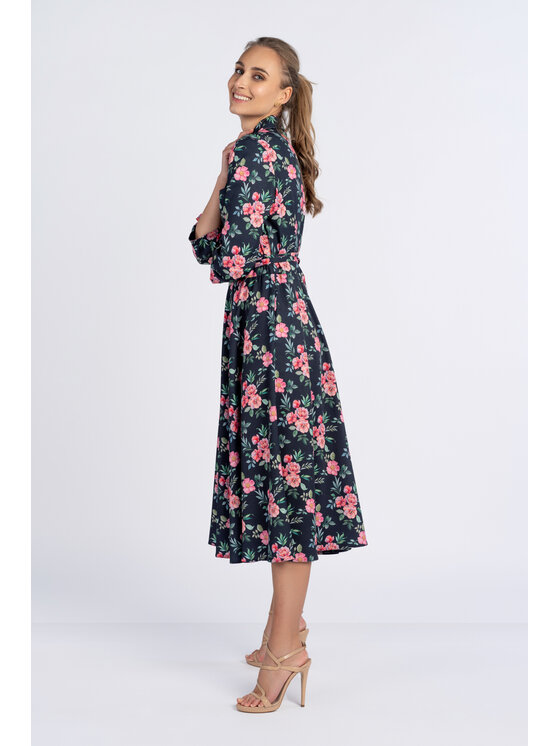 Salme Salme Sukienka codzienna Sofia Zielony Regular Fit