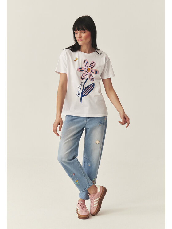 TATUUM Tatuum T-Shirt CARLA Bílá Classic Fit
