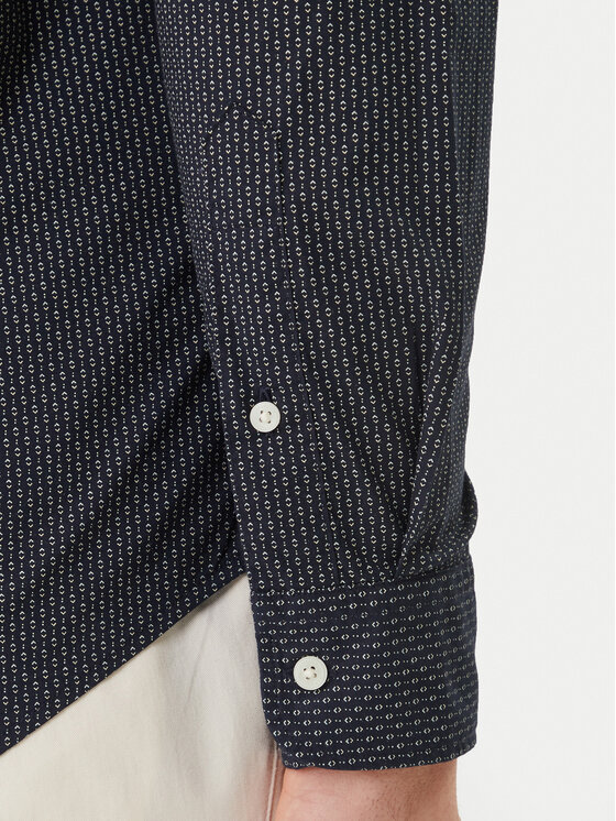 Tommy Hilfiger Tommy Hilfiger Marškiniai MW0MW42460 Tamsiai mėlyna Slim Fit