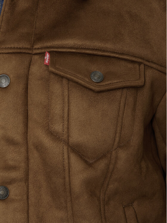 Levi's® Levi's® Cappotto in shearling 001YT-0001 Marrone Regular Fit