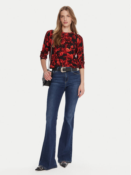 Desigual Desigual Pullover Lund 25WWJF16 Rot Regular Fit