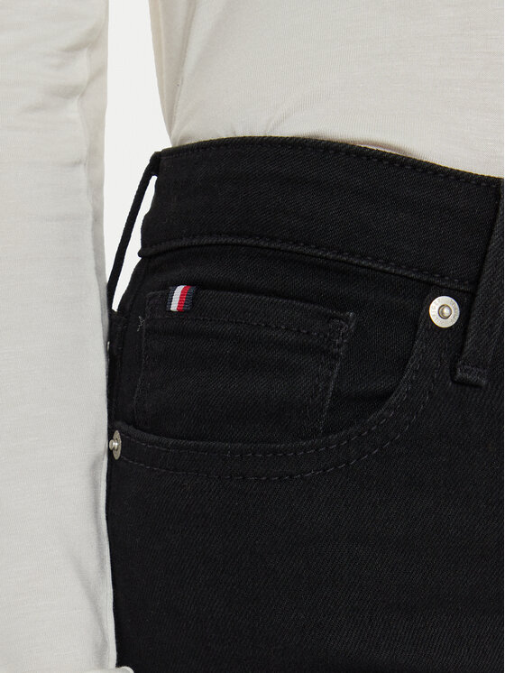 Tommy Hilfiger Tommy Hilfiger Blugi Como WW0WW45008 Negru Skinny Fit