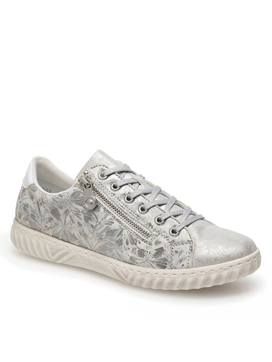 Rieker Rieker Halbschuhe N0900-90 Silberfarben