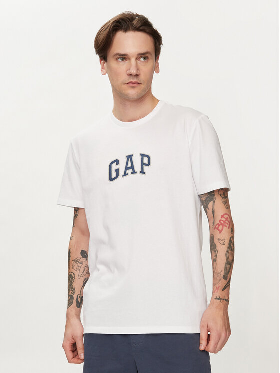 Gap T-krekls 570044-00 Balts Regular Fit