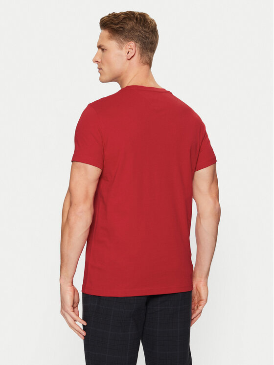 Tommy Hilfiger Tommy Hilfiger T-särk Tommy Logo MW0MW11797 Punane Slim Fit