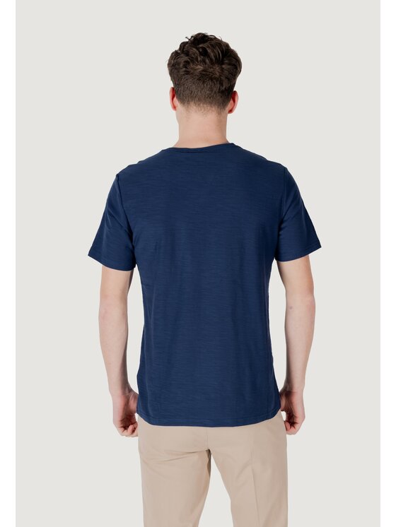 Antony Morato Antony Morato T-Shirt REGULAR FIT WITH EMBROIDERED LOGO Μπλε Regular Fit