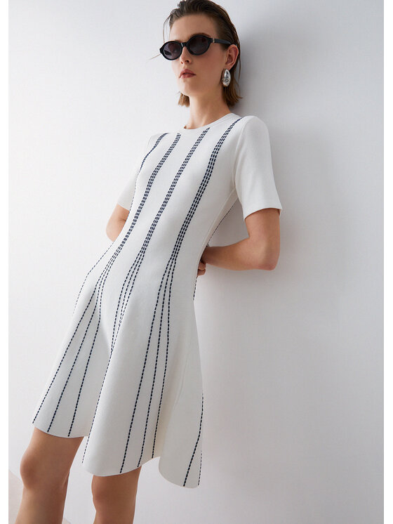 Liu Jo Liu Jo Abito da sera WA6145MA81R03A83 Bianco Regular Fit