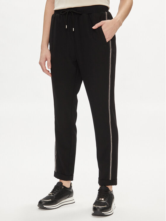 Liu Jo Pantaloni da tuta TA4088 TS423 Nero Regular Fit, taglia : M