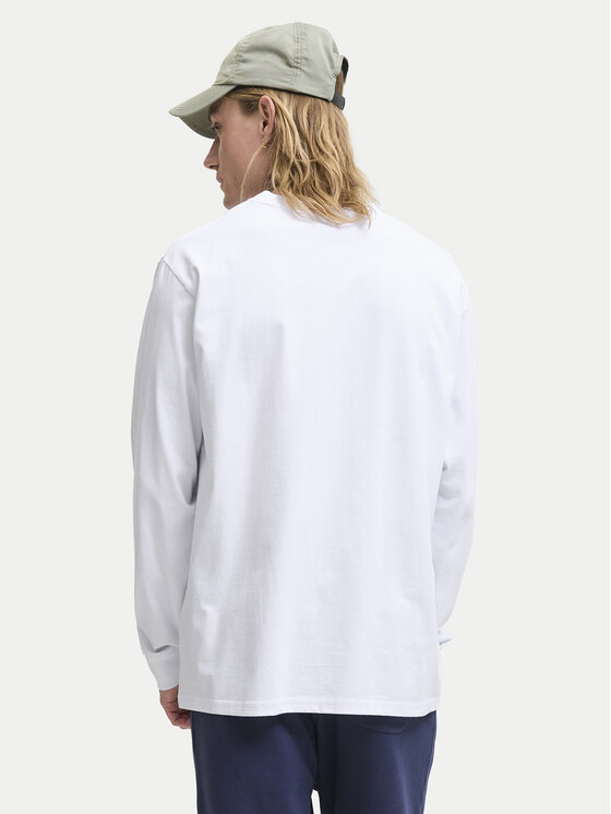 Jack&Jones Jack&Jones Majica dugih rukava Soho 12278788 Bijela Relaxed Fit