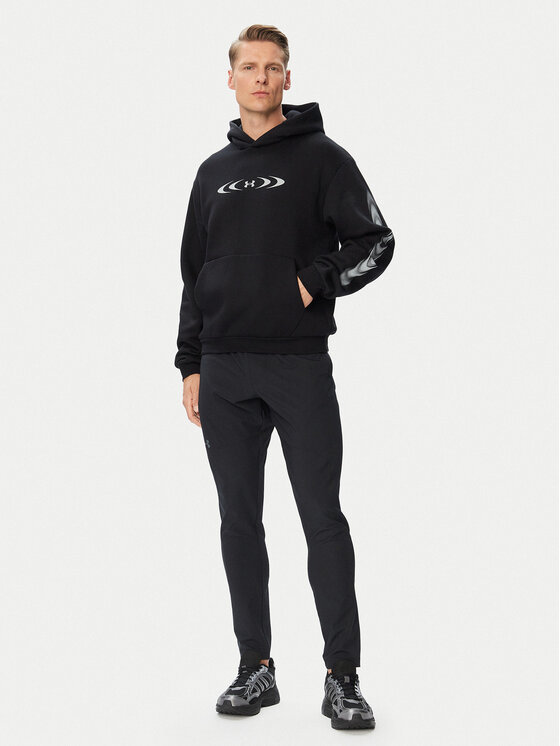 Under Armour Under Armour Μπλούζα Ua Icon Fleece Graphic 6016616 Μαύρο Loose Fit