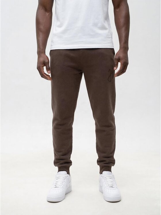 Jigga Wear Jigga Wear Spodnie dresowe 131093 Brązowy Regular Fit