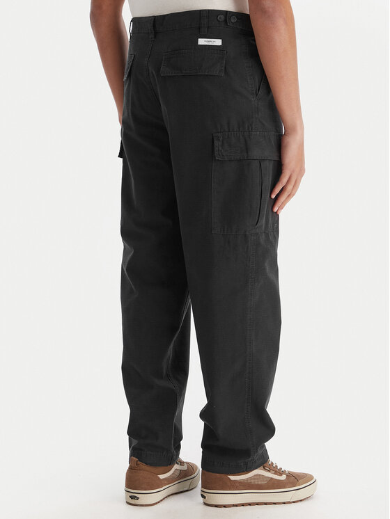 Element Element Kargo hlače Relax Cargo ELYNP00203 Crna Relaxed Fit