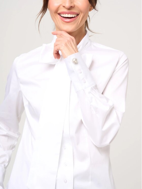 Willsoor Willsoor Koszula 60915 Biały Slim Fit