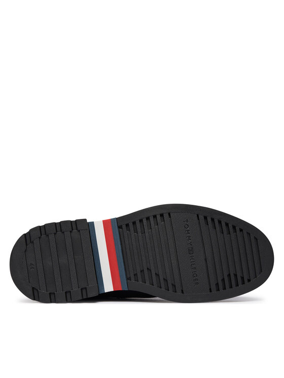 Tommy Hilfiger Tommy Hilfiger Ghete Jodhpur Corporate Casual Suede Chelsea FM0FM05952 Bleumarin