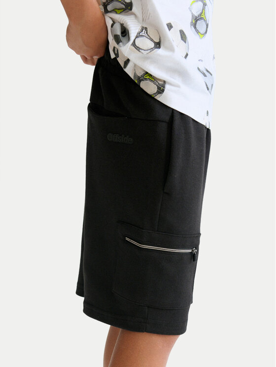 Mayoral Mayoral Pantaloni scurți sport 6219 Negru Regular Fit