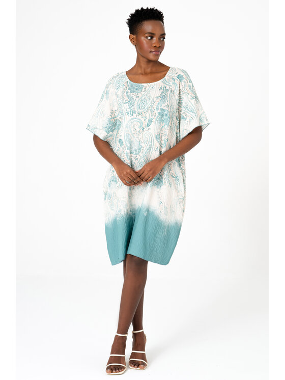 blue shadow blue shadow Sukienka codzienna Malajka Niebieski Regular Fit