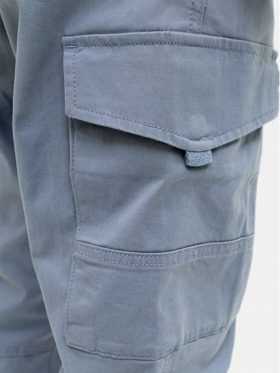Jack & Jones Jack & Jones Bavlnené nohavice Paul Flake 12139912 Modrá Regular Fit