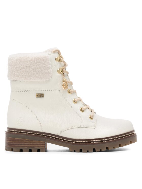 Remonte Remonte Schnürstiefeletten D0B74-81 Weiß