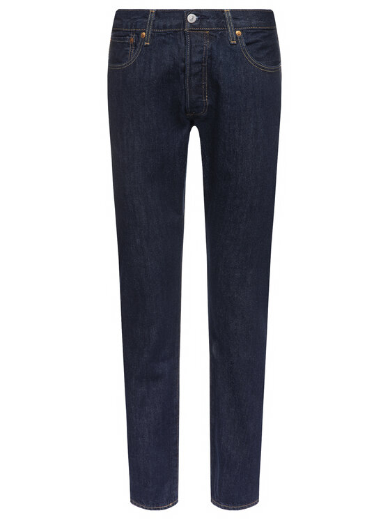 Levi's® Levi's® Jeans hlače 501® 00501-0101 Mornarsko modra Original Fit