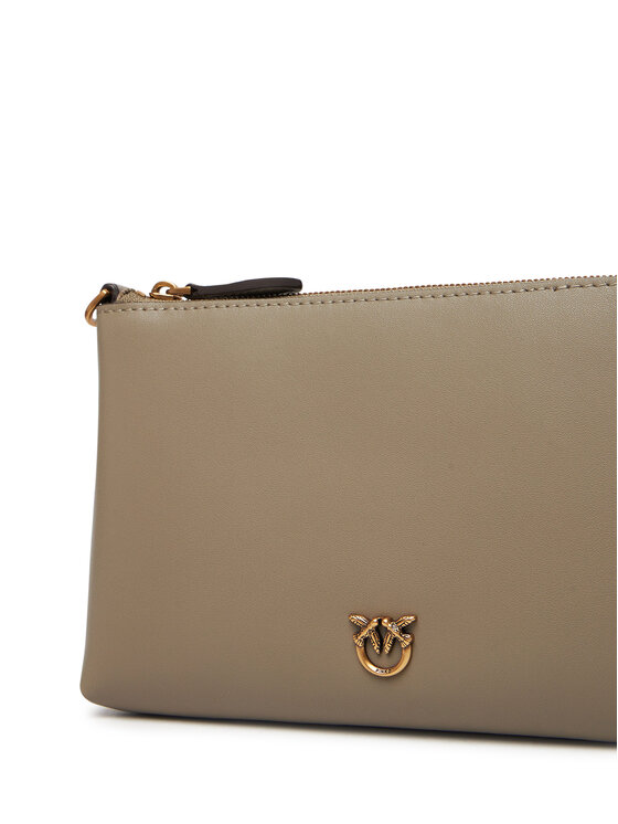 PINKO PINKO Дамска чанта Flat Horizontal Mini AI 25-26 104277 A0F1 Сив