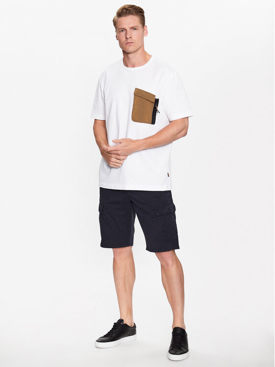 Boss Stoffshorts Sisla2 50489100 Dunkelblau Regular Fit | Modivo.de