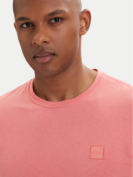 BOSS BOSS T-Shirt Tales 50508584 Czerwony jasny Regular Fit