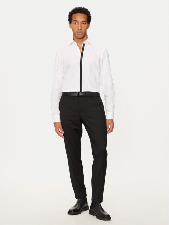 HUGO Hugo Košulja Keidi 50524849 Bijela Slim Fit