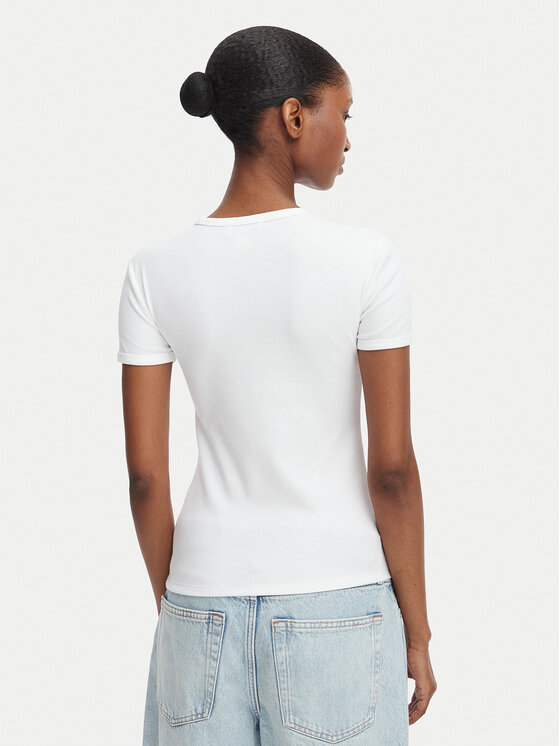 Calvin Klein Jeans Calvin Klein Jeans T-shirt LV047G816G Bijela Slim Fit