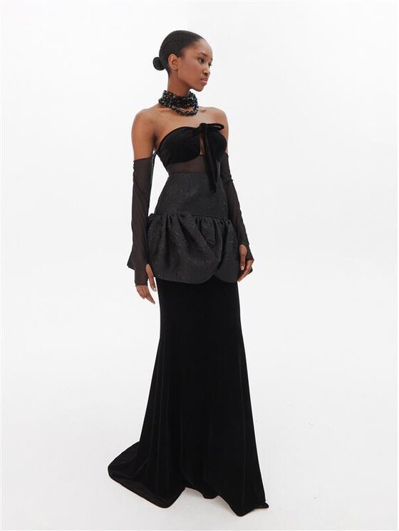 Elisabetta Franchi Elisabetta Franchi Официална рокля AB-R46-57E2-V100 Бял Regular Fit