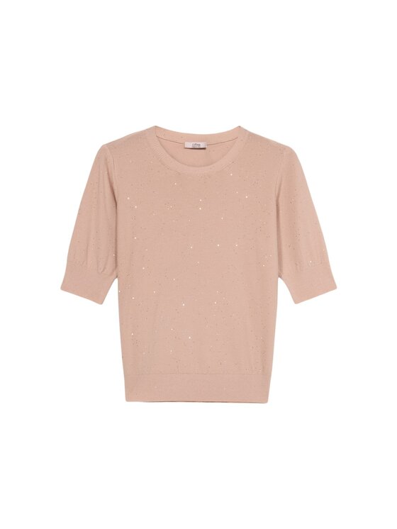 Oltre Oltre Maglione M494J005255N006 Rosa Regular Fit