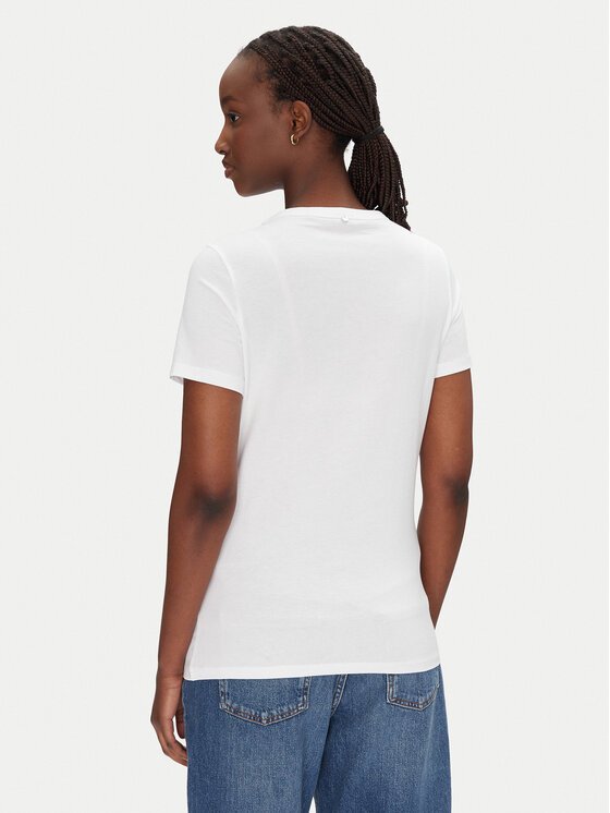 BOSS BOSS Tricou C_Elogo_21 50540260 Alb Slim Fit