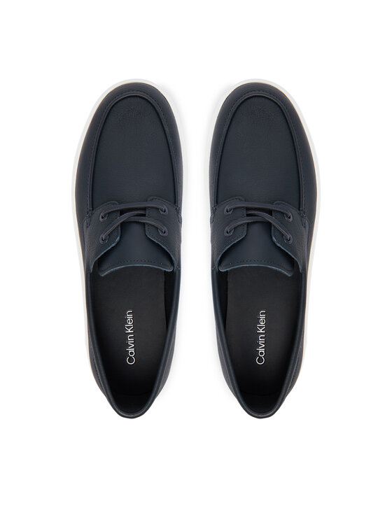Calvin Klein Calvin Klein Pantofi Hybrid Clean Boat Shoe Lth HM0HM02233 Bleumarin