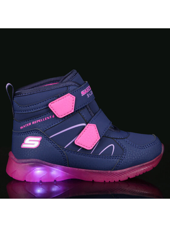 Skechers Skechers Cizme de zăpadă Illumi-Brights 319310N NVMT Bleumarin
