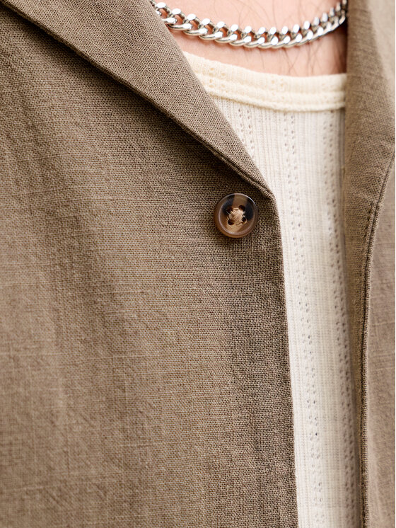 Jack & Jones Jack & Jones Srajca Summer 12289191 Rjava Relaxed Fit