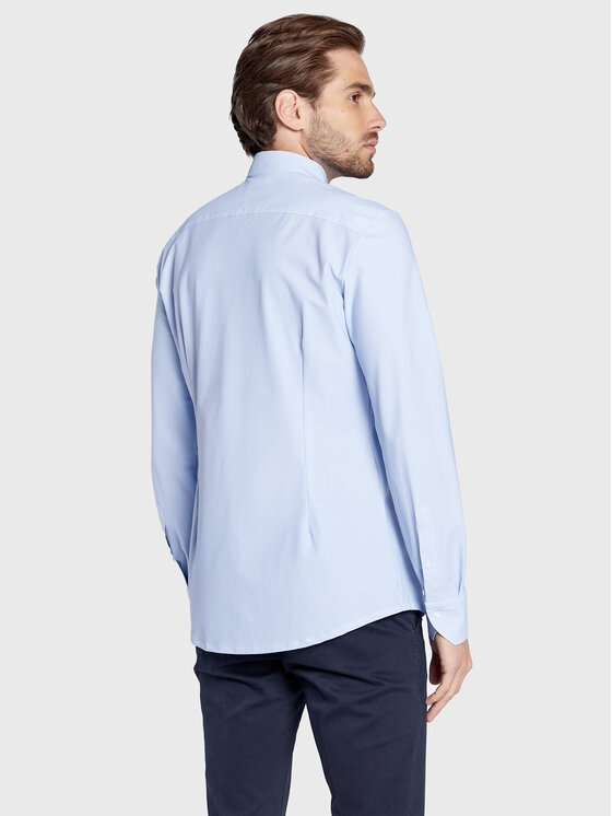 Camicia 840000 8353 Blu Slim Fit