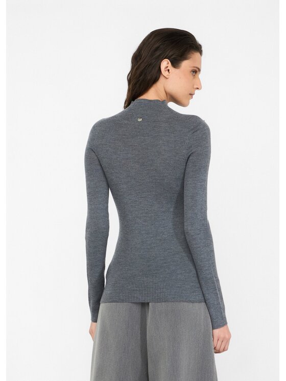 Liu Jo Liu Jo Maglione MF5030MA77Q02050 Grigio Slim Fit