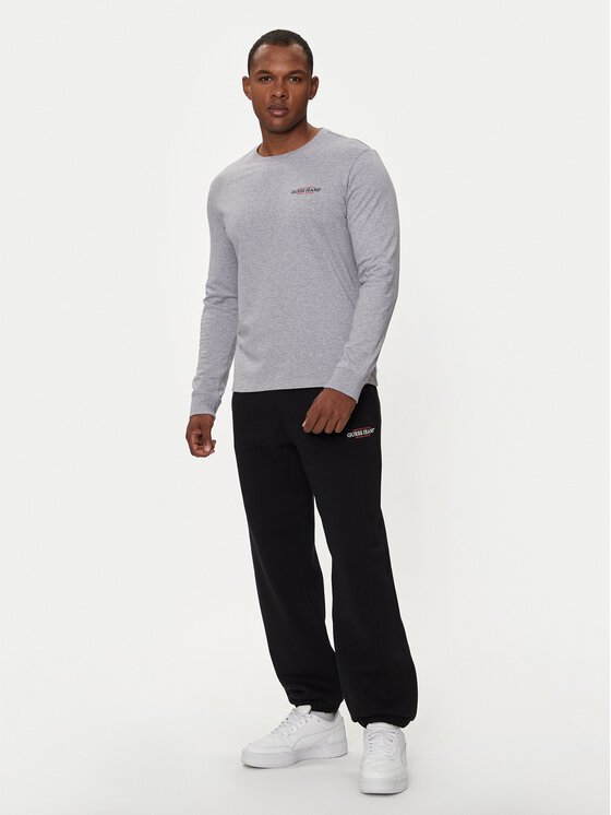 Guess Jeans Guess Jeans Jogginghose M4YB18 K9V31 Schwarz Regular Fit