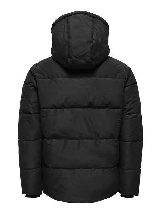 Only & Sons Only & Sons Geacă de iarnă 22025825 Negru Regular Fit