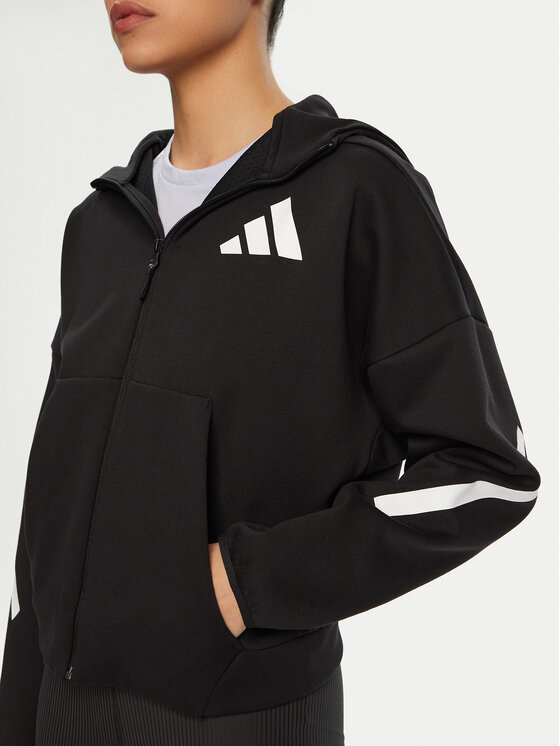adidas adidas Mikina Z.N.E. JC5392 Čierna Loose Fit