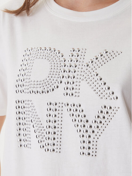 DKNY DKNY Póló DJ6T1741 Fehér Relaxed Fit