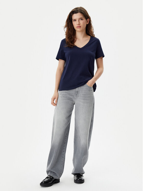 Gap Gap T-shirt 740140-06 Tamnoplava Regular Fit