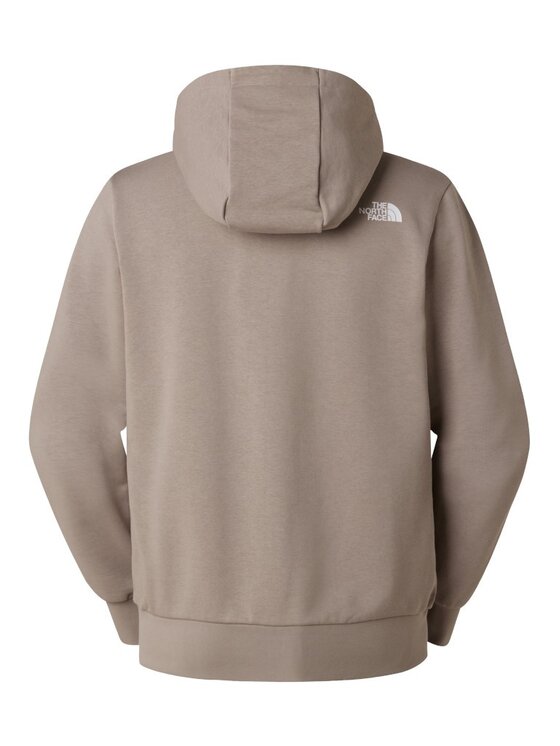The North Face The North Face Bluza Simple Dome Light Regular Full Zip Hoodie Szary Regular Fit