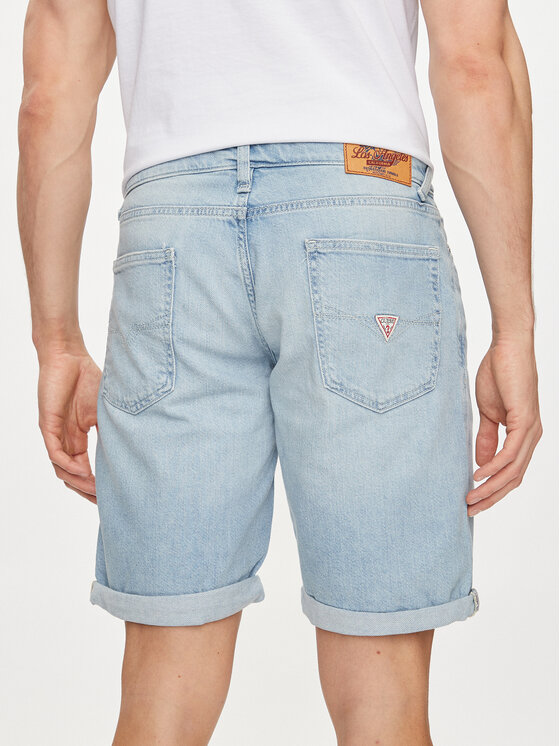 GUESS Pantaloncini In Jeans Sonny M4GD01, Uomo, Modello Sintetico