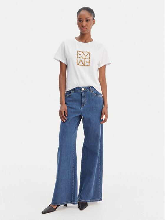 Marella Marella T-Shirt Tema 2615971031 Weiß Regular Fit