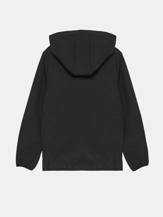 Jack & Jones Junior Jack & Jones Junior Kurtka softshell 12269432 Czarny Regular Fit
