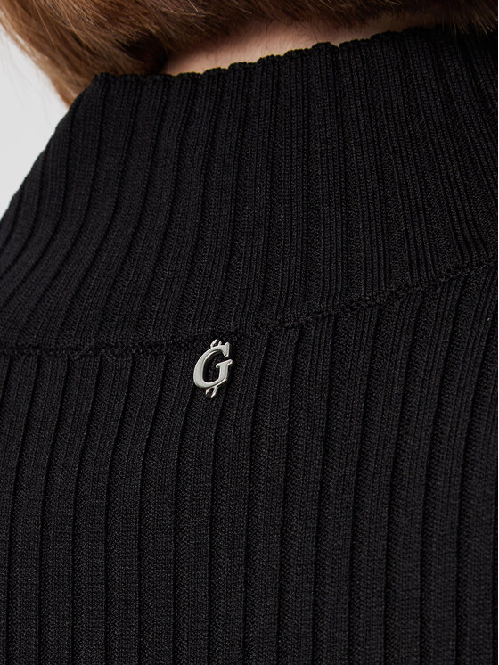 Guess Guess Φόρεμα υφασμάτινο W3RK40 Z2U00 Μαύρο Slim Fit