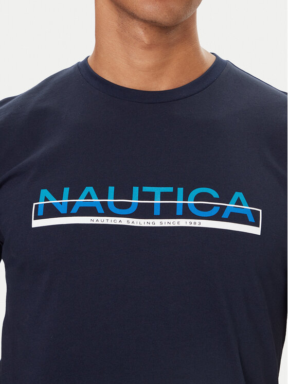 Nautica Nautica T-Shirt Koa N1S03430 Granatowy Regular Fit