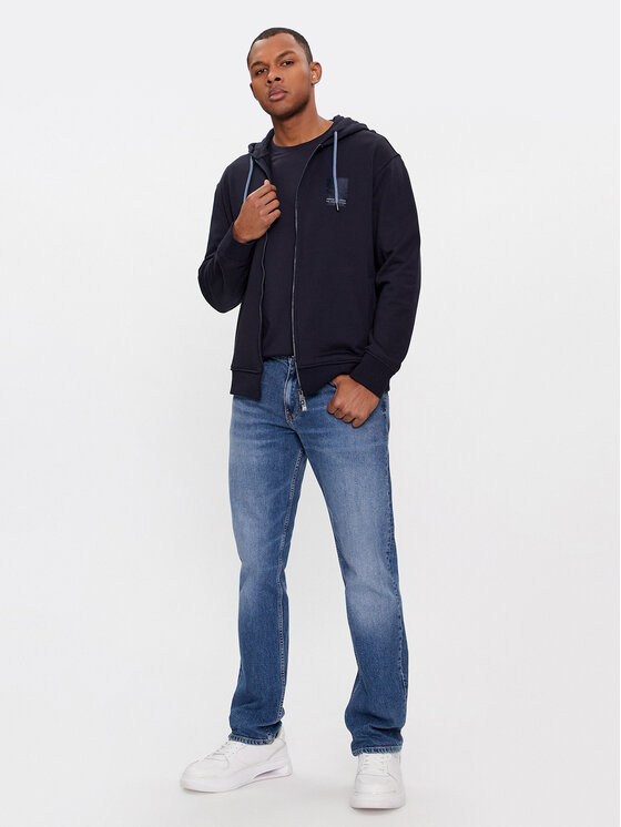 Armani Exchange Armani Exchange Pulóver 3DZMHS ZJGGZ 15CX Sötétkék Regular Fit